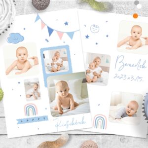 Fotókollázs – fiú – CANVA-ban szerkeszthető