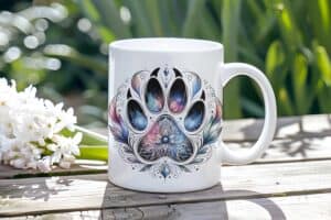 ezoterikus mancsos bögre