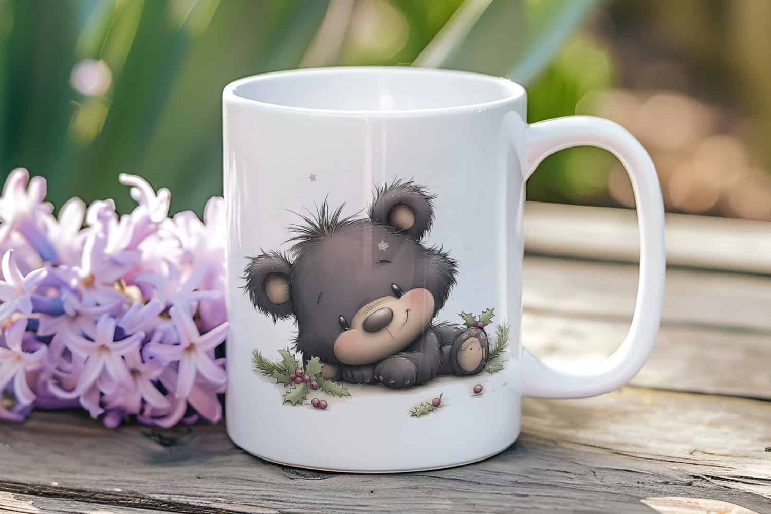 Személyre szabható macis porcelán bögre – kedves ajándék kicsiknek és nagyoknak - Image 3